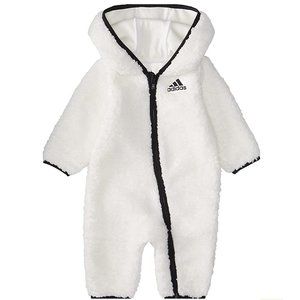 adidas Infant Girls’ Sherpa Coverall / Onesie Size 9 Months AM1036 NWT
